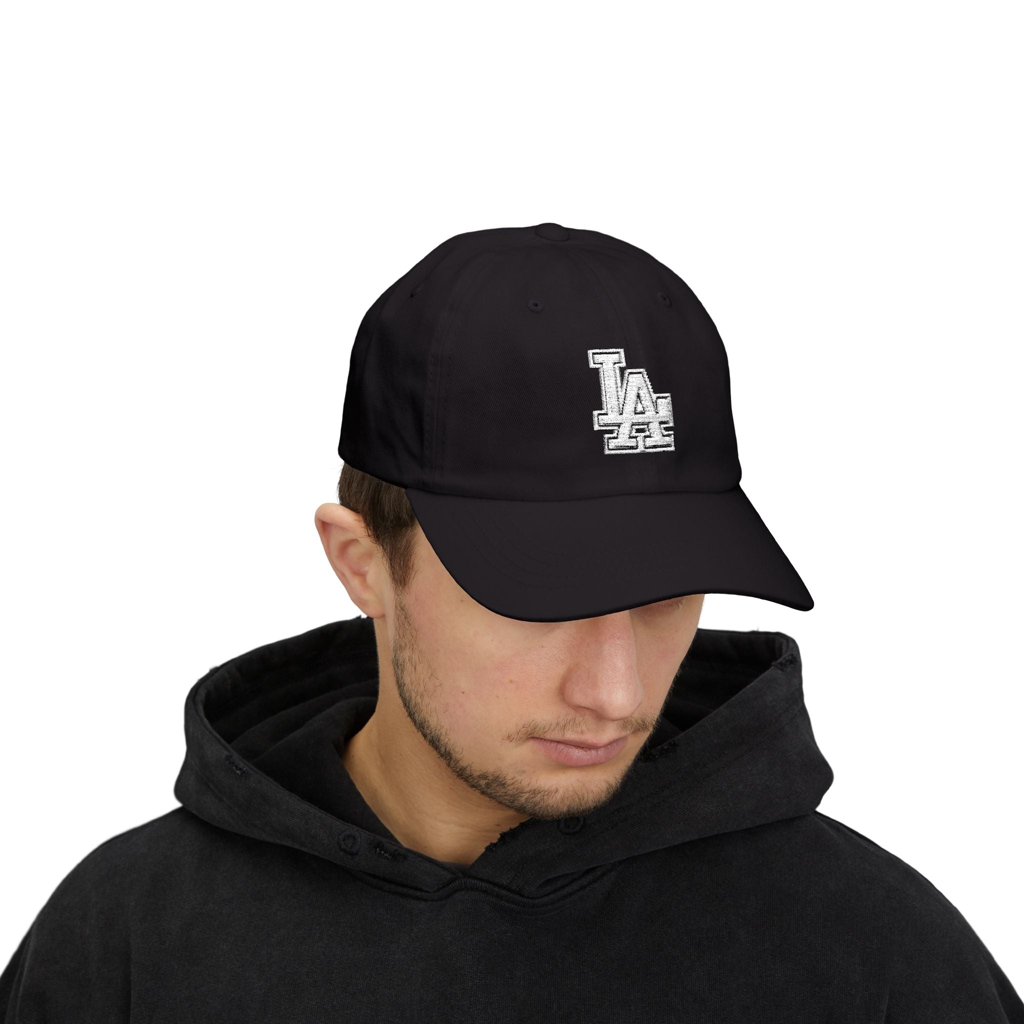 LA Distressed Logo Dad Cap - Vintage Baseball Hat