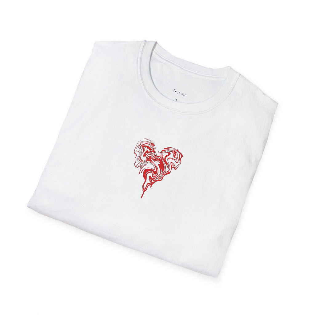 Minimal Liquid Heart Graphic Tee