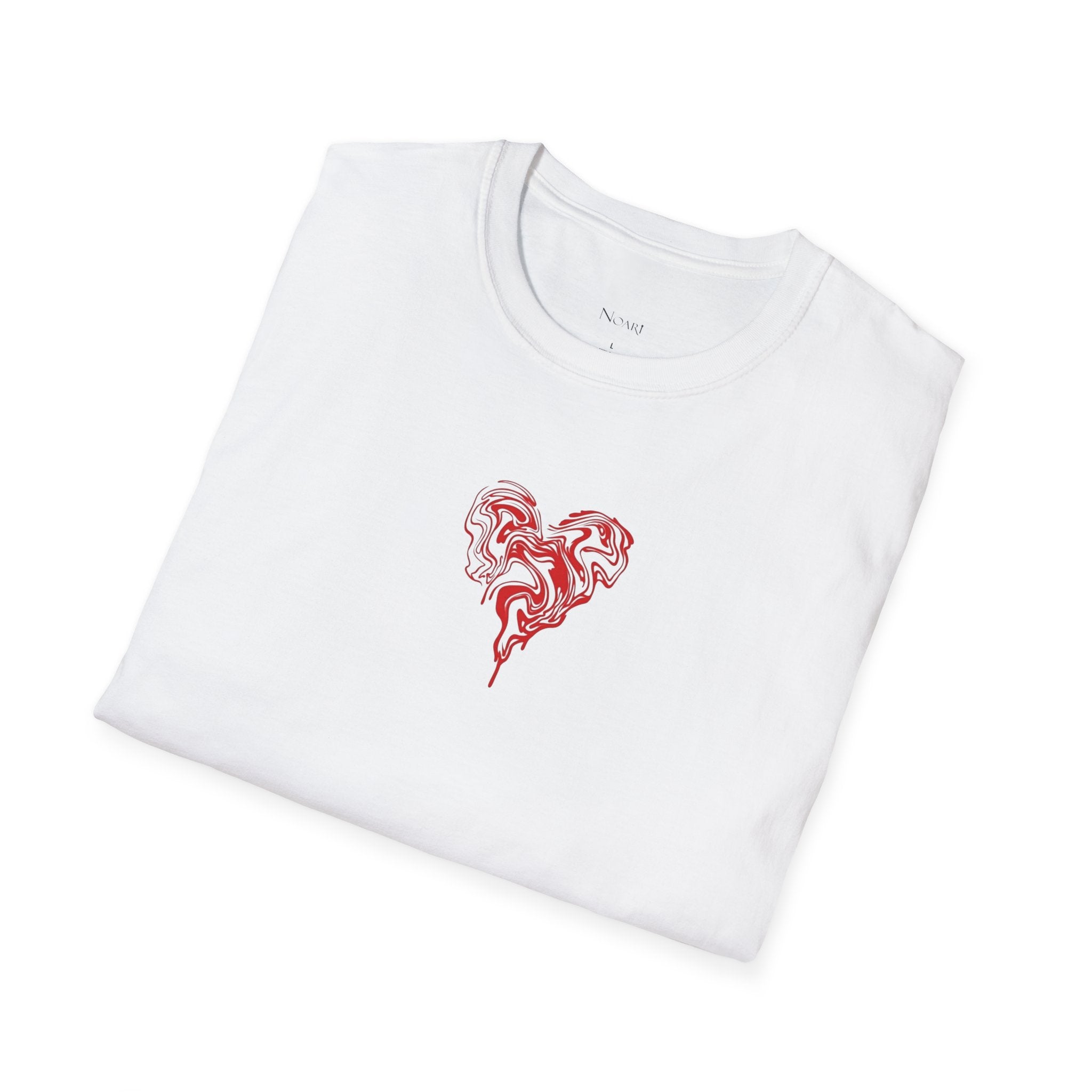 Minimal Liquid Heart Graphic Tee