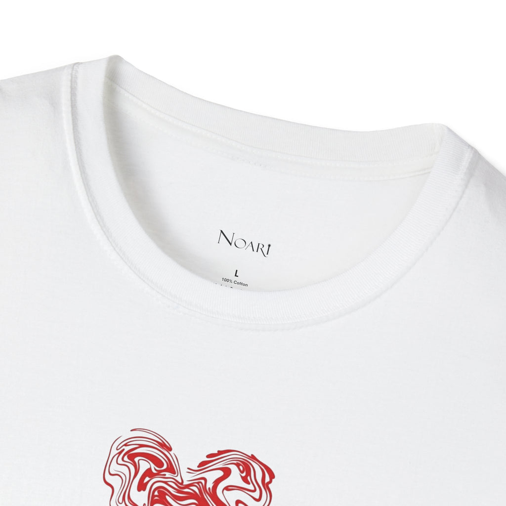 Minimal Liquid Heart Graphic Tee