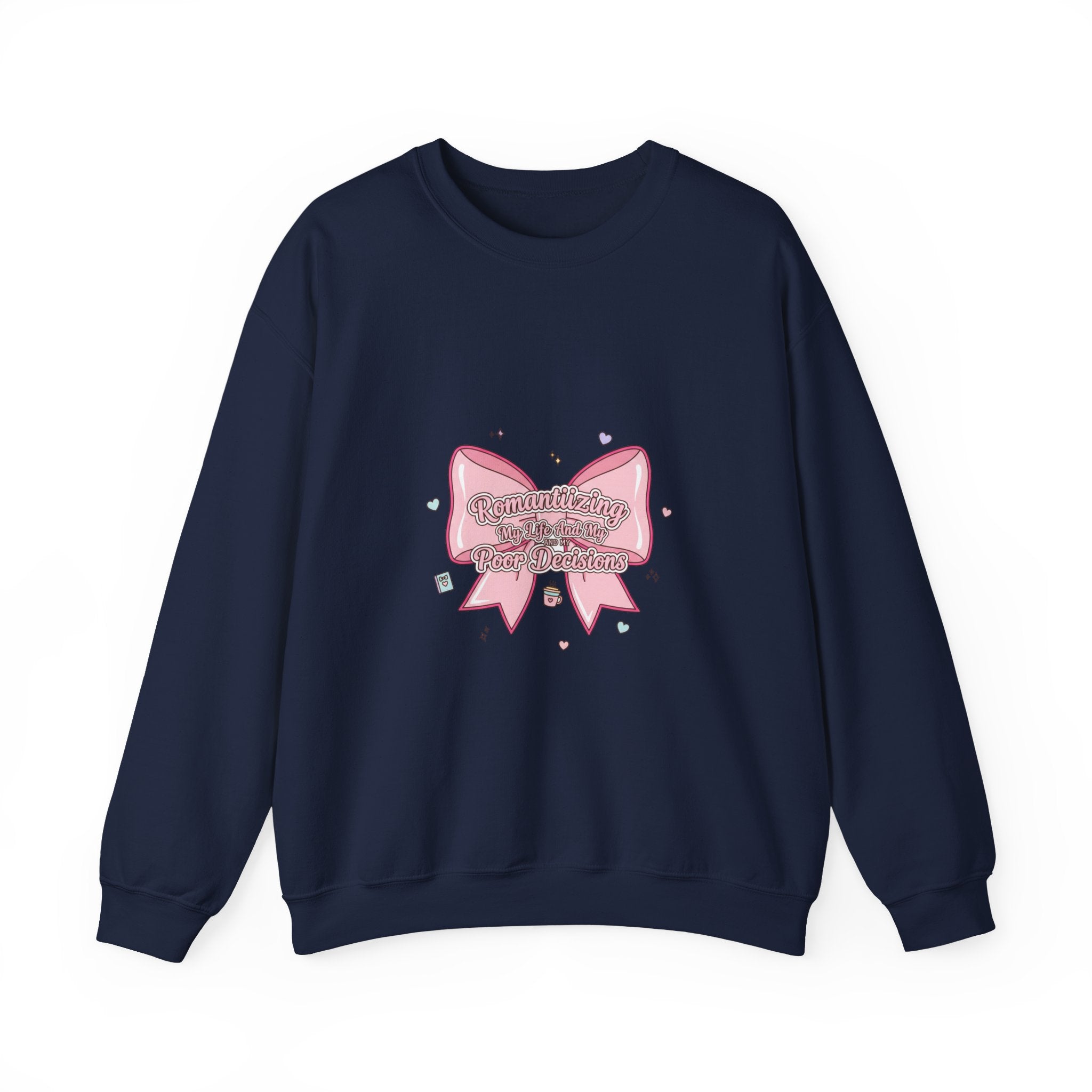 Coquette Ribbon Bow Sweatshirt | pastel humor, lace aesthetic