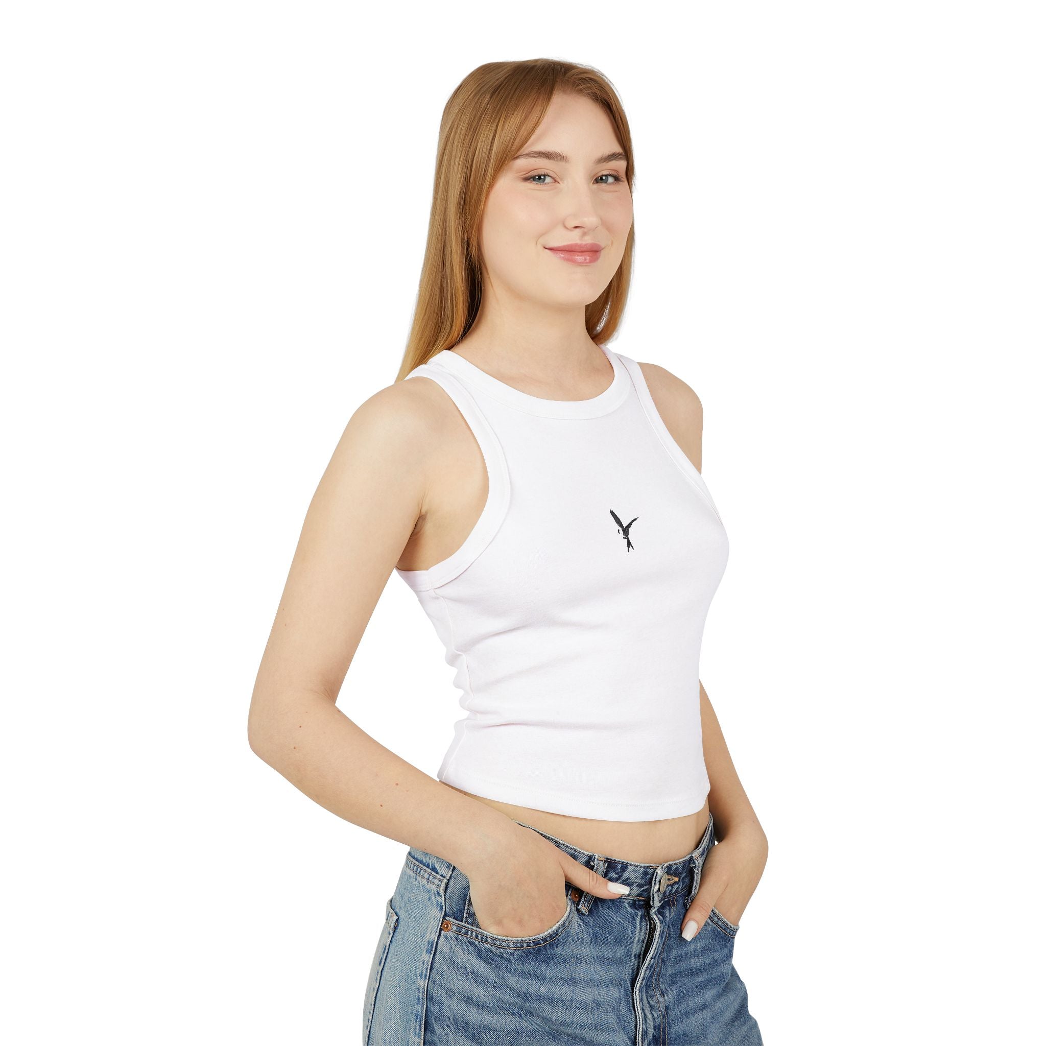 Micro Rib Cropped Tank