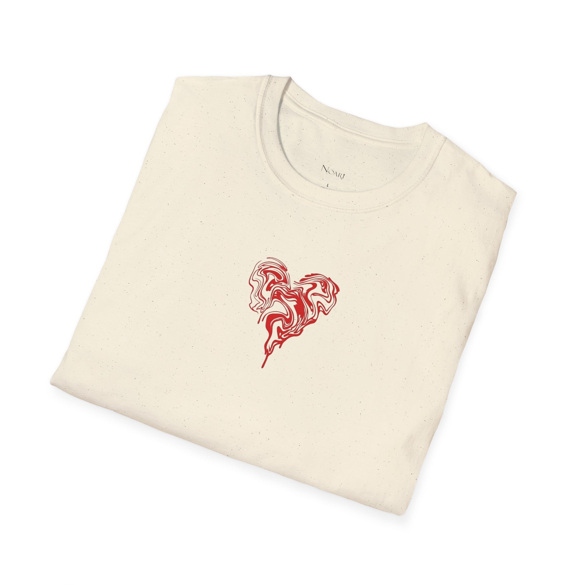 Minimal Liquid Heart Graphic Tee