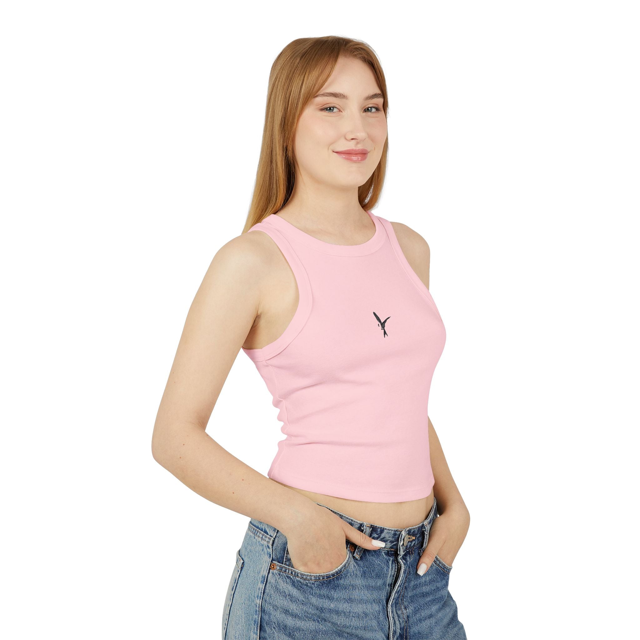 Micro Rib Cropped Tank
