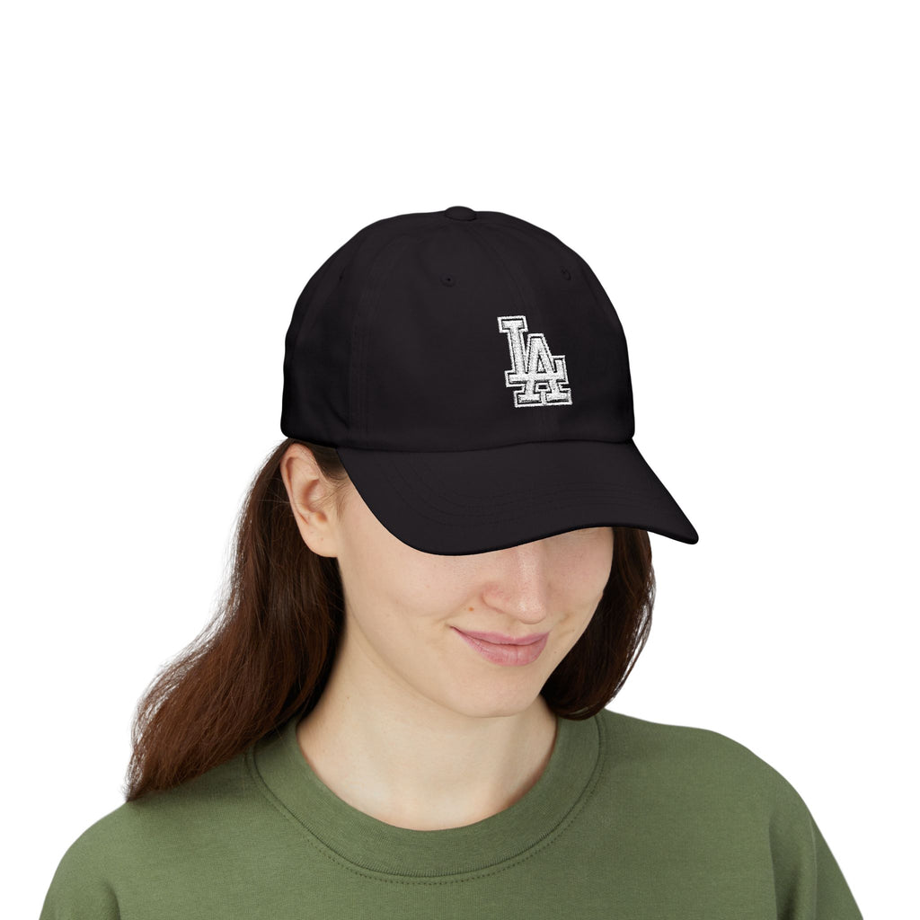 LA Distressed Logo Dad Cap - Vintage Baseball Hat