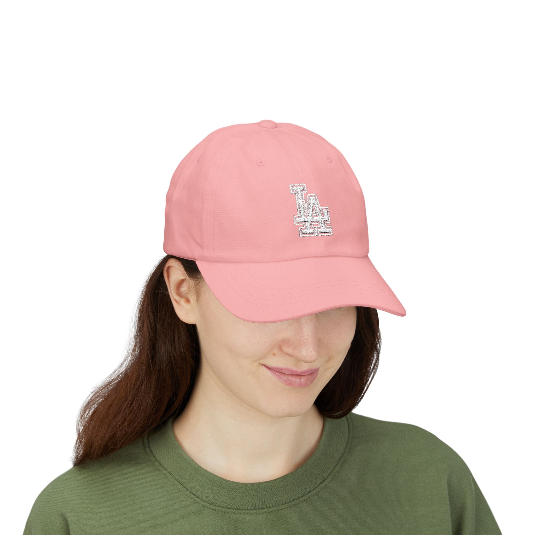 LA Distressed Logo Dad Cap - Vintage Baseball Hat