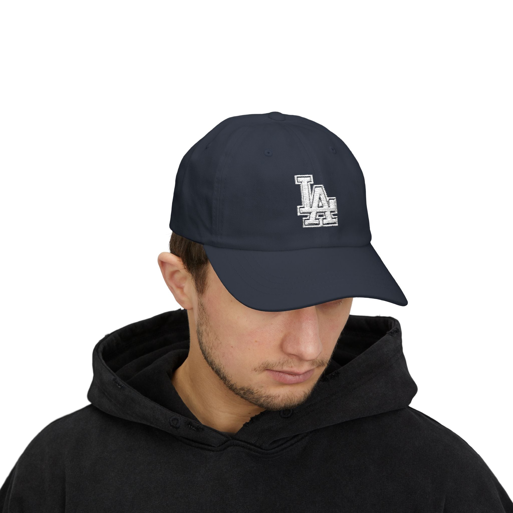 LA Distressed Logo Dad Cap - Vintage Baseball Hat