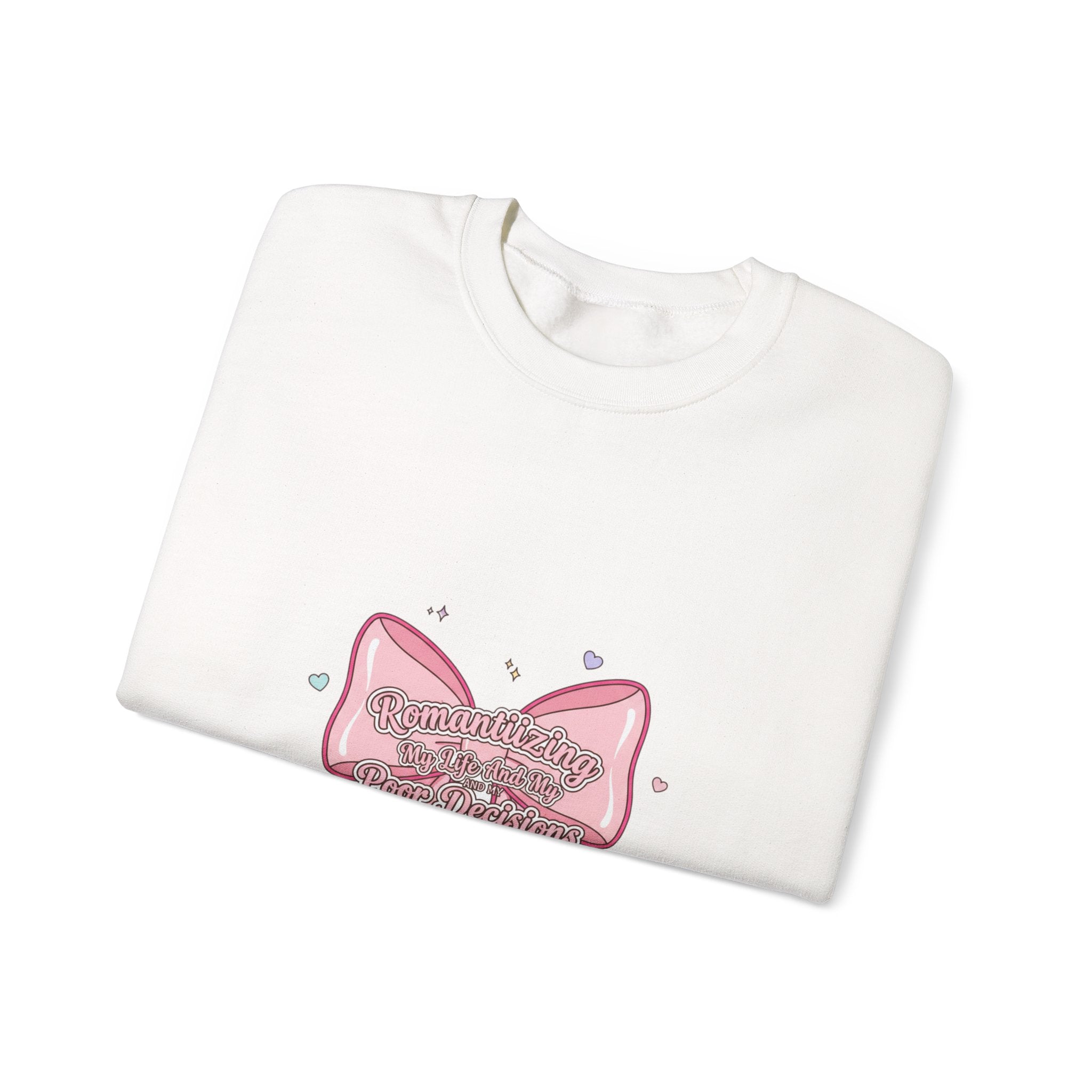Coquette Ribbon Bow Sweatshirt | pastel humor, lace aesthetic