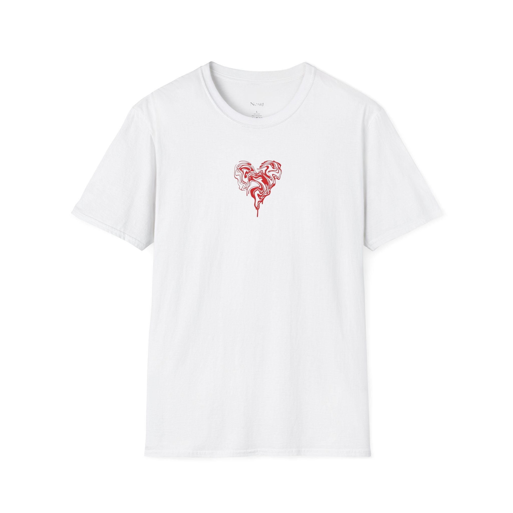 Minimal Liquid Heart Graphic Tee